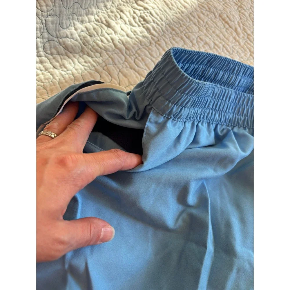 Nike Mens‎ Swim Trunks Light Blue Size XL